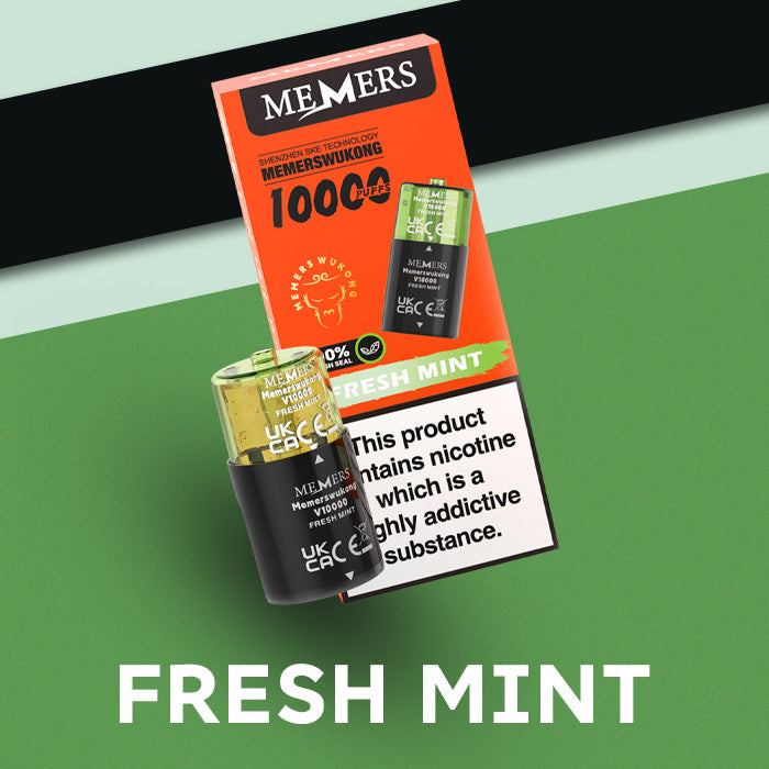 Fresh Mint Memers Wukong V10000 Pod and Box