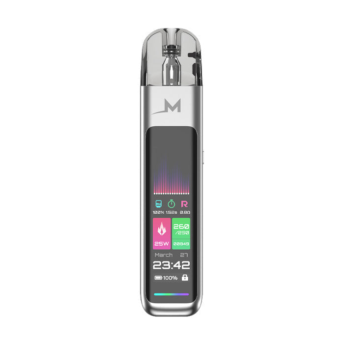Metallic Silver Memers Dr Air X Vape Kit