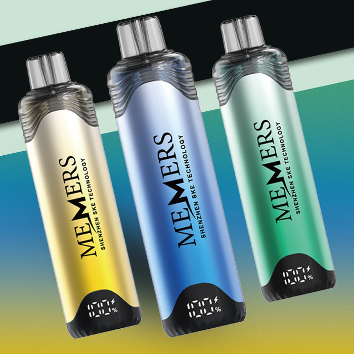 Three V10000 Vape Kits on a coloured background