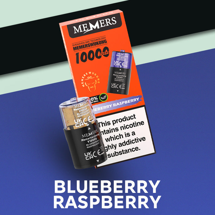 Blueberry Raspberry Memers Wukong V10000 Pod and Box