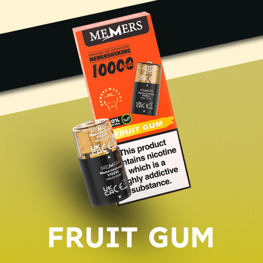 Fruit Gum Memers Wukong V10000 Pod and Box