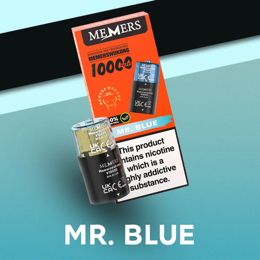 Mr Blue Memers Wukong V10000 Pod and Box