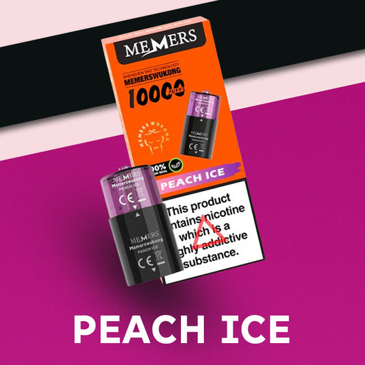 Peach Ice Memers Wukong V10000 Pod and Box