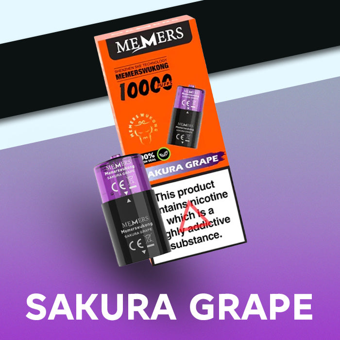 Sakura Grape Memers Wukong V10000 Pod and Box